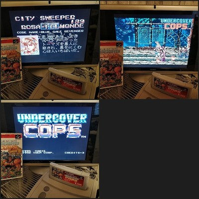 Undercover Cops Super Famicom SNES Varie Japan Complete Boxed Manual Working