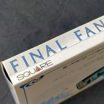 Square Final Fantasy Famicom FC Cartridge with Box and Manual Set Japan Import