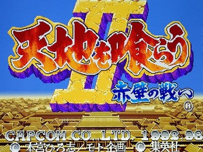 Tenchi wo Kurau II Dynasty Warriors SEGA Saturn Capcom Japan Disc Manual Working