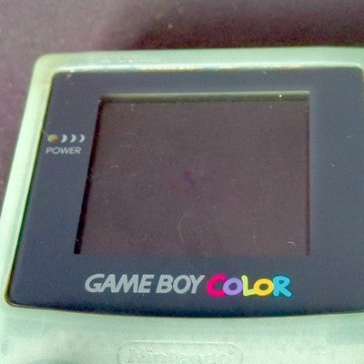 Nintendo Game Boy Color Console Green Junk For Parts Repair No Power Rare Estate
