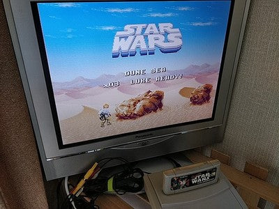 Super Star Wars Super Famicom SFC Cartridge with Strategy Guide Book Working