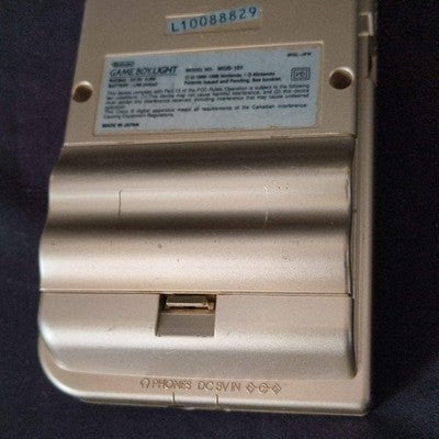 Used, Nintendo Gameboy Light Gold color console MGB-101, Working, Japan