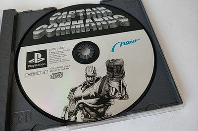Capcom Captain Commando PlayStation Game Disk Case Manual Working Boxed Japan