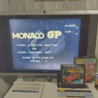 Monaco GP GP World Pachinko II SG-1000 Sega 3 Game Lot Working Vintage Japan