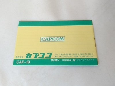 Capcom 1942 Famicom Cartridge Box and Manual Set Working Japan Import Nintendo