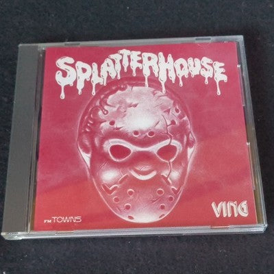 Splatter House FM Towns Ving CD-ROM Complete CIB Rare Japan Import Vintage Retro