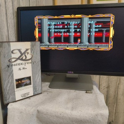Ys III Wanderers from Ys Sharp X68000 Falcom Complete CIB 5.25 Floppy Working