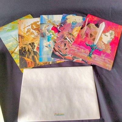 Falcom Sorcerian PC-8801 4 Piece Set with Scenario Discs Working Rare Japan