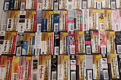 SEGA Saturn Game Spine OBI Card Lot of 150 Japan Rare Paper Collectible Set