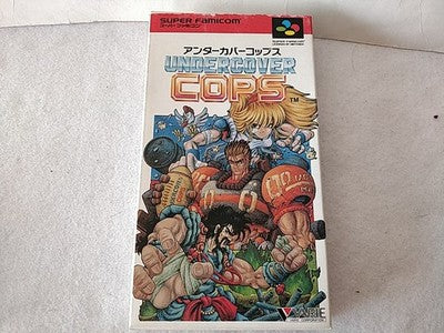 Undercover Cops Super Famicom SNES Varie Japan Complete Boxed Manual Working