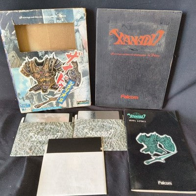 Xanadu Scenario II PC-8801 Falcom Boxed Requires Xanadu Disk Working Rare Japan
