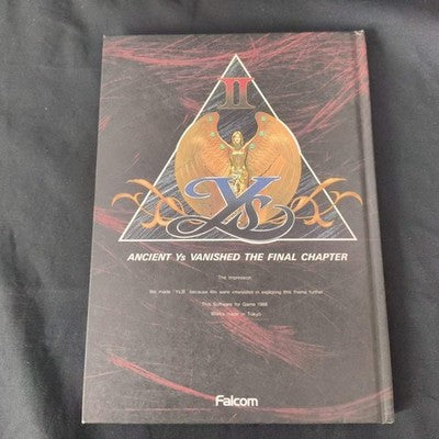 PC-8801 Ys 2 Ancient Ys Vanished The Final Chapter W/Box, manual, set, Japan