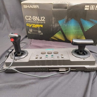 Untested, SHARP X68000 Cyber Stick Intelligent Controller CZ-8NJ2, w/Box, Japan