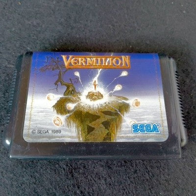 SEGA Vermilion Mega Drive Cartridge Only Working No Manual Rare Japan Import