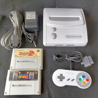 Nintendo Super Famicom Jr Console Set with Pad AC Adapter Games Working Japan