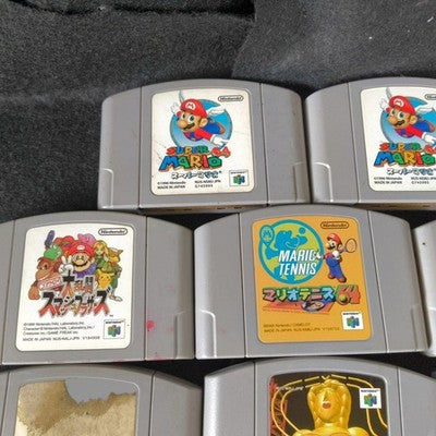 Nintendo 64 N64 Game Cartridge Bulk Lot of 18 Mario Zelda Pokemon Yoshi Japan