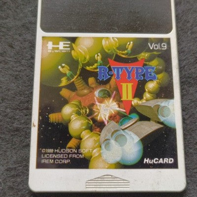 R-TYPE II NEC PC Engine HuCard TurboGrafx-16 PCE Shooting Game Working Japan
