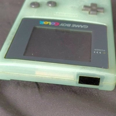Nintendo Game Boy Color Console Green Junk For Parts Repair No Power Rare Estate