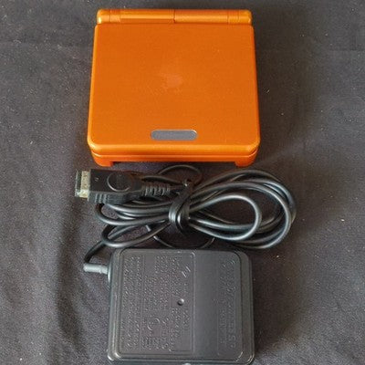 Game Boy Advance SP Pokemon Center Torchic Achamo Orange AC Adapter Working