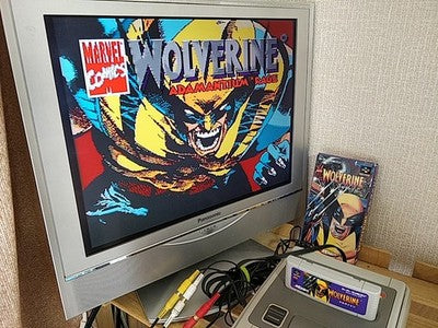 Wolverine Adamantium Rage Super Famicom SFC Cartridge Manual Boxed Set Working