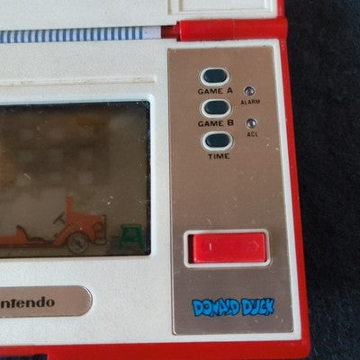 Game & Watch Mickey & Donald DM-53 Nintendo Faded LCD No Battery Cover Rare