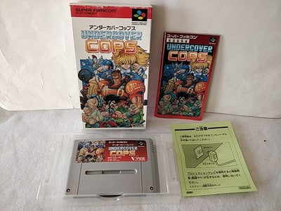 Undercover Cops Super Famicom SNES Varie Japan Complete Boxed Manual Working