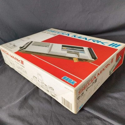 SEGA MARK 3 III CONSOLE (Sega Master System) ,w/ Pads, PSU, Manual, Box/ Japan