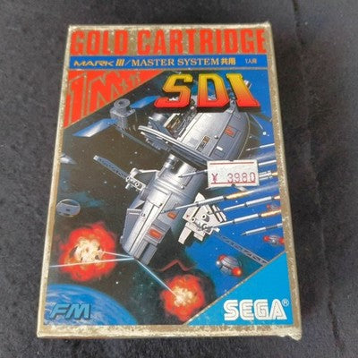 SEGA SDI Mark III Master System Gold Cartridge 1M Mega Complete CIB Japan