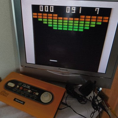 Nintendo TV GAME BLOCK KUZUSHI (CTG-BK6) console system, Manual and Box. Working