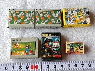 Famicom Character Keshigomu Eraser Figure Gacha Capsule Lot Japan Retro Toy Set