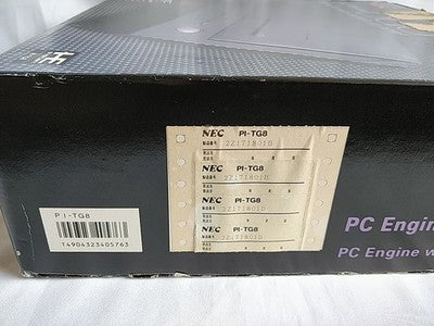 NEC PC Engine Duo Console with Pad PSU Boxed Set Defective Audio Japan Import