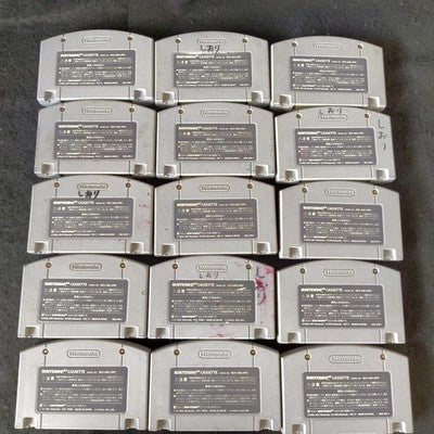 Nintendo 64 N64 Game Cartridge Bulk Lot of 15 Zelda Mario Pokemon Stadium Japan