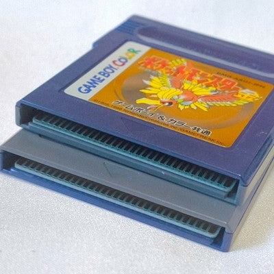 Pocket Monster Pokemon Silver and Gold Gameboy GB Cartridge Set Working Japan