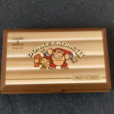 Game & Watch Donkey Kong II JR-55 Nintendo Multi Screen Faded LCD Rare Vintage