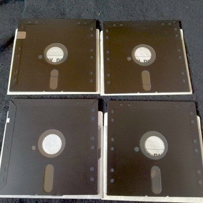 KSK Silver Ghost PC-8801 Floppy Disk Game Complete Set with Manual Japan Import