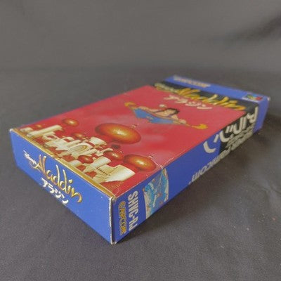 Aladdin Super Famicom Capcom Disney Complete CIB Working Rare Import Japan Boxed