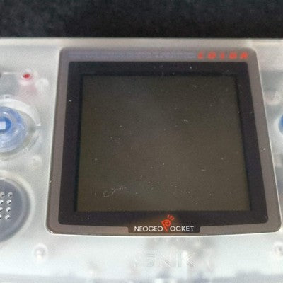 SNK NEOGEO POCKET Color blue Console ARUZE, W/Manual Box set, Working, Japan