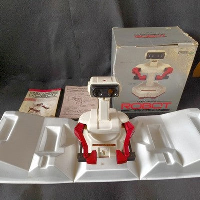 Nintendo Famicom Robot R.O.B. HVC-012 with Original Box and Manual Set Japan