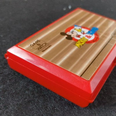 Game & Watch Mickey & Donald DM-53 Nintendo Faded LCD No Battery Cover Rare