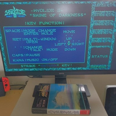 Hydride 2 PC-8801 PC88 Game Disks, Manual, Box set, Working, Japan