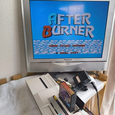 AFTER BURNER SEGA Master system MK-2000/Mark3 Cart and Box, Working, Japan