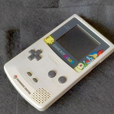 Nintendo Game Boy Color Pokemon Center Silver Gold Edition Console, Working