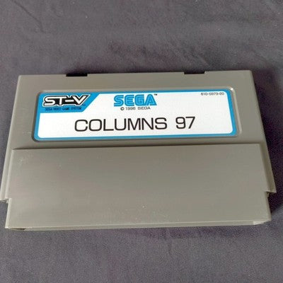 SEGA ST-V Columns 97 Arcade Cartridge with Service Manual and Card Set Japan