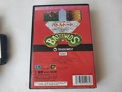 Battletoads SEGA Mega Drive Genesis Cartridge Manual Complete Boxed Working