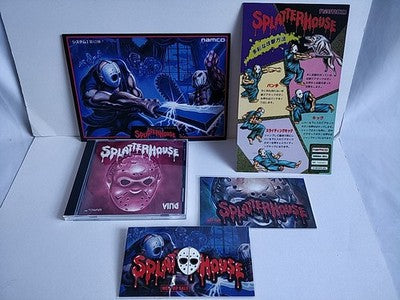 PCE Works Splatter House Reproduction FM Towns Marty Beat em up Game Working