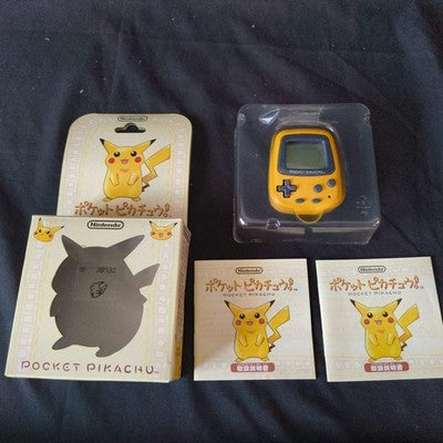 Nintendo Pocket Pikachu w/Manual and Box 1998 Pokemon Pedometer Not tested,Japan