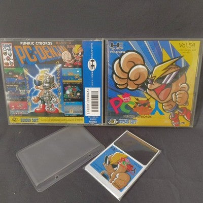 Hudson PC Denjin Punkic Cyborgs Vol 54 PC Engine HuCard Working Very Rare Japan