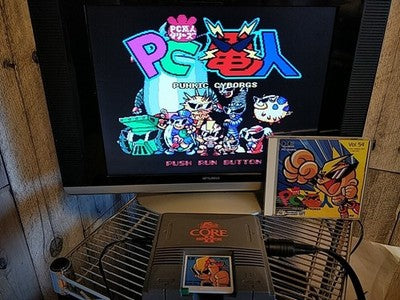 Hudson PC Denjin Punkic Cyborgs Vol 54 PC Engine HuCard Working Very Rare Japan