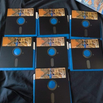 PC-8801 Xak II - Rising of The Redmoon Game Disks, Manual, Box, Partly tested