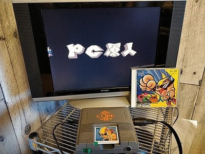 Hudson PC Denjin Punkic Cyborgs Vol 54 PC Engine HuCard Working Very Rare Japan